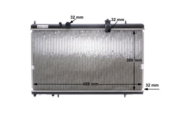 Radiatore, Raffreddamento motore - CR 801 000S MAHLE