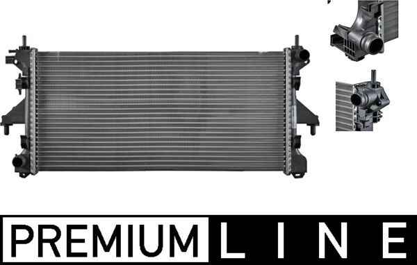 Radiator, engine cooling - CR 880 000P MAHLE