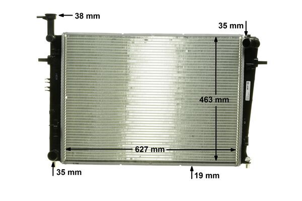 Radiator, engine cooling - CR 908 000P MAHLE