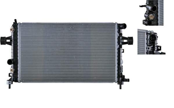 Radiator, engine cooling - CR 918 000S MAHLE