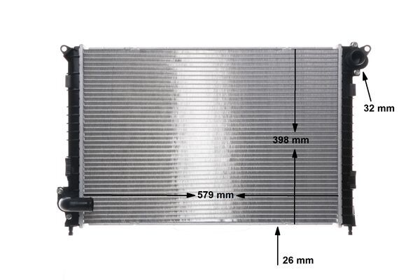 Radiator, engine cooling - CR 983 000S MAHLE