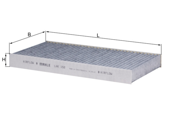 Filter, interior air - LAK 152 MAHLE