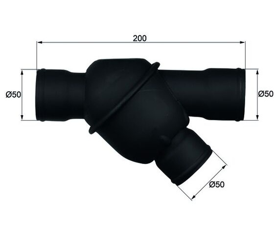 Thermostat, coolant - TH 24 79 MAHLE