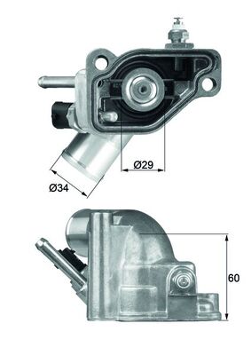 Termostato, Refrigerante - TI 5 92 MAHLE