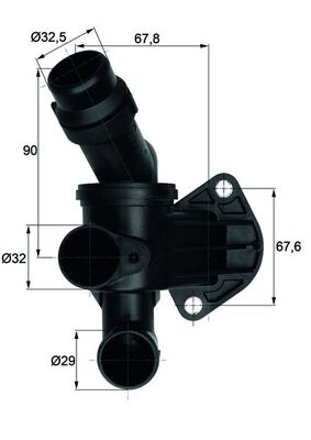 Thermostat, coolant - TI 7 87 MAHLE