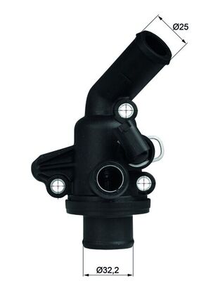 Thermostat, coolant - TI 11 87 MAHLE