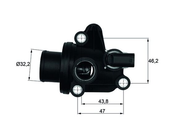 Termostato, Refrigerante - TI 12 87 MAHLE
