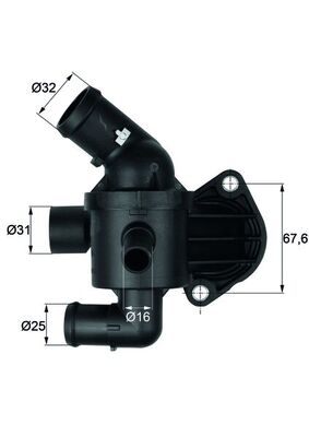 Termostato, Refrigerante - TI 15 87 MAHLE