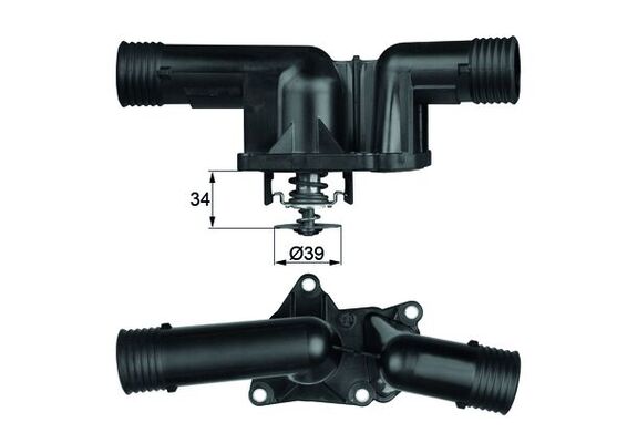 Termostato, Refrigerante - TI 24 95 MAHLE