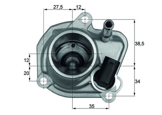Thermostat, coolant - TI 29 87 MAHLE