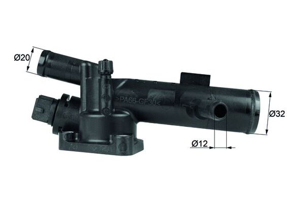 Termostato, Refrigerante - TI 39 89 MAHLE