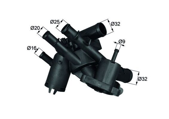 Thermostat, coolant - TM 4 109 MAHLE
