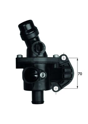 Thermostat, coolant - TM 6 109 MAHLE