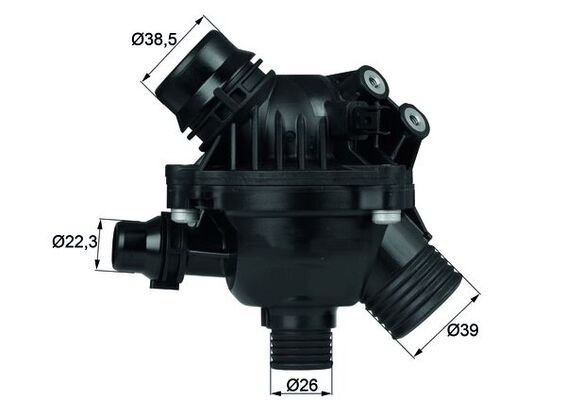 Thermostat, Kühlmittel - TM 14 97 MAHLE