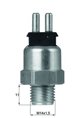 Temperature Switch, radiator fan - TSW 5D MAHLE