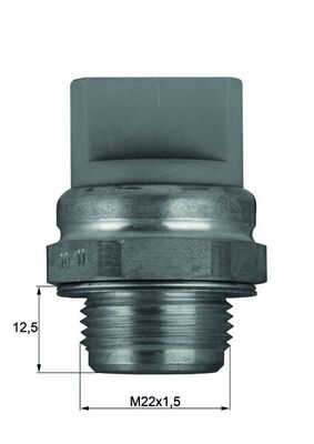 Termocontatto, Ventola radiatore - TSW 11 MAHLE