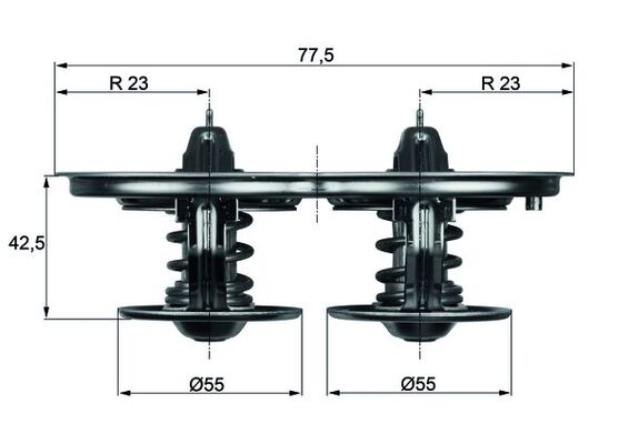 Termostato, Refrigerante - TX 32/1D MAHLE