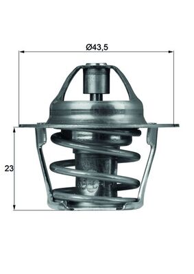 Termostato, Refrigerante - TX 61 83 MAHLE