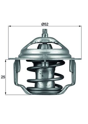 Termostato, Refrigerante - TX 64 82 MAHLE