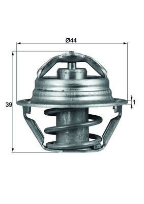 Termostato, Refrigerante - TX 90 82D MAHLE