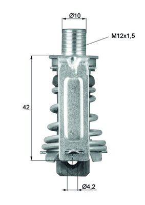 Thermostat, coolant - TX 99 70 MAHLE