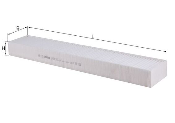 Filter, interior air - LA 582 MAHLE