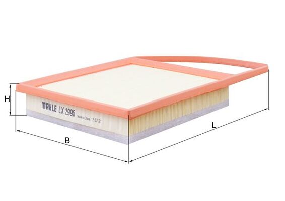 Filtro aria - LX 2995 MAHLE