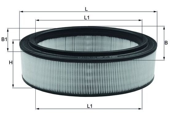 Filtro aria - LX 2844 MAHLE