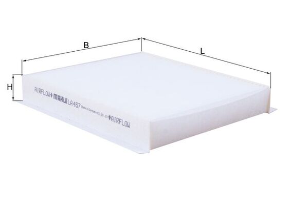 Filter, interior air - LA 457 MAHLE