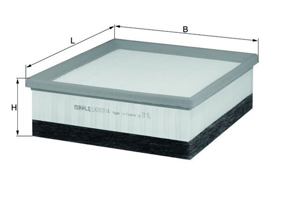 Air Filter - LX 2077/4 MAHLE