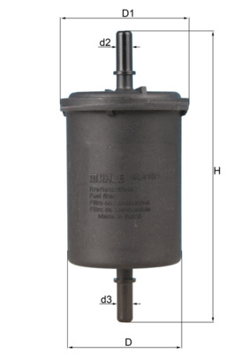 Filtro carburante - KL 416/1 MAHLE