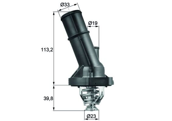 Thermostat, coolant - TI 202 82 MAHLE
