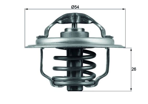 Termostato, Refrigerante - TX 111 87D MAHLE