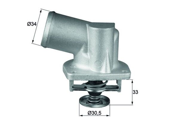 Termostato, Refrigerante - TI 132 92D MAHLE