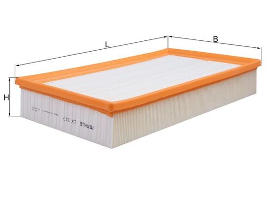 Filtro aria - LX 517 MAHLE