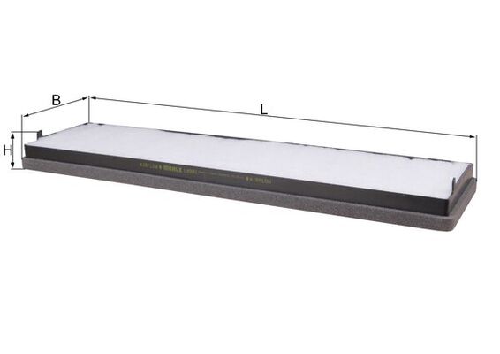 Filtro, Aria abitacolo - LA 581 MAHLE