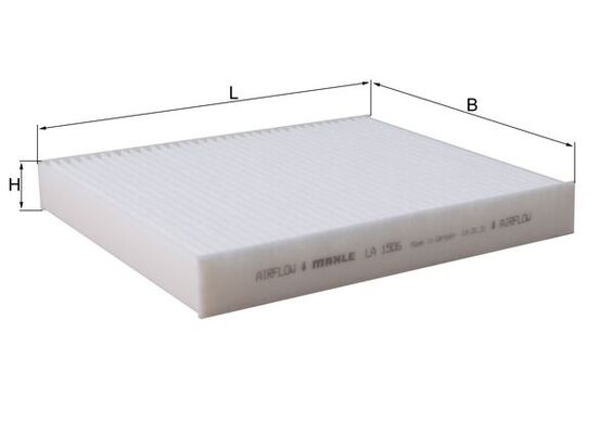 Filtro, Aria abitacolo - LA 1506 MAHLE