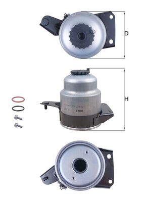 Fuel filter - KL 829D MAHLE