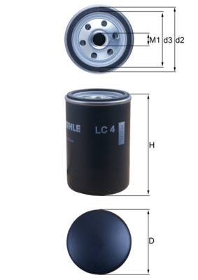 Filtro aria, Turbocompressore - LC 4 MAHLE