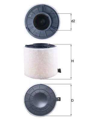 Air Filter - LX 4407 MAHLE