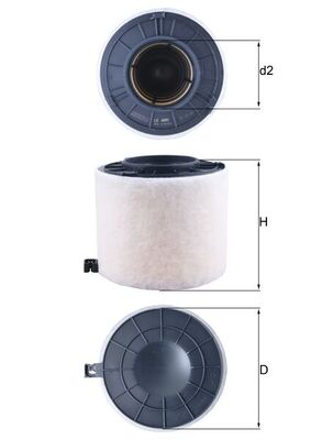 Filtro aria - LX 4410 MAHLE