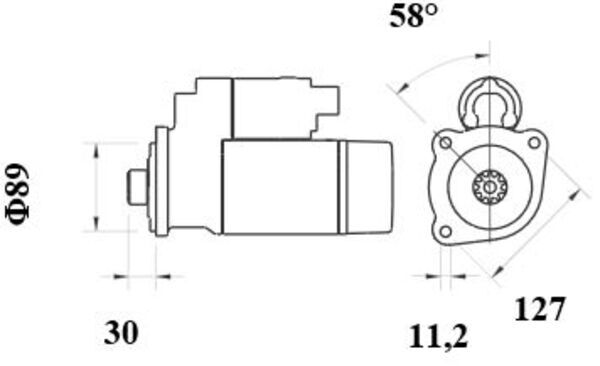 Starter - MS 970 MAHLE