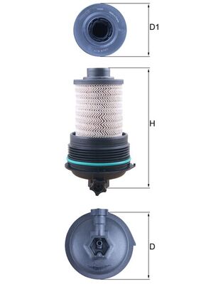 Fuel filter - KX 532 MAHLE
