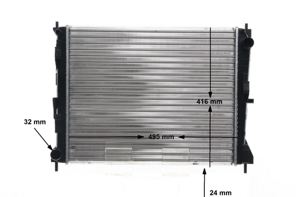 Radiator, engine cooling - CR 1691 000S MAHLE
