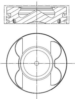 stūmoklis - 001 PI 00107 000 MAHLE