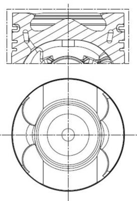 stūmoklis - 001 PI 00133 000 MAHLE