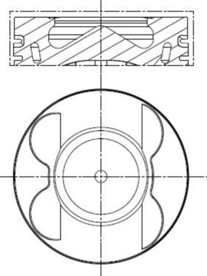 stūmoklis - 001 PI 00178 000 MAHLE