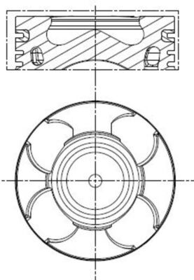 Pistone - 011 PI 00100 000 MAHLE