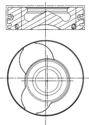 Piston - 022 01 00 MAHLE