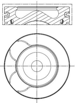 stūmoklis - 039 PI 00128 000 MAHLE